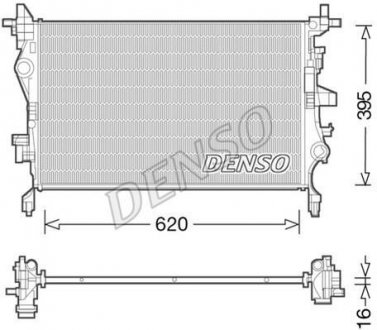 Chodnica FIAT 500X 14- DENSO DRM06036