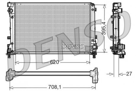 Радіатор DENSO DRM09163