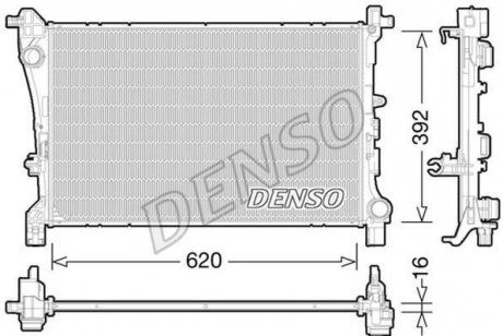 Теплообмінник DENSO DRM09166 (фото 1)