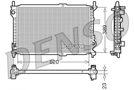 Радиатор DENSO DRM10107