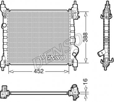 Радіатор основний DENSO DRM15014 (фото 1)