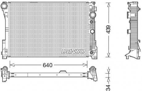 Радіатор DENSO DRM17048