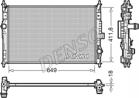 Радиатор основной DENSO DRM21103