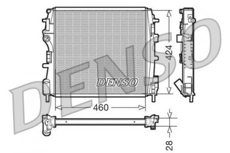 Радіатор основний DENSO DRM23019