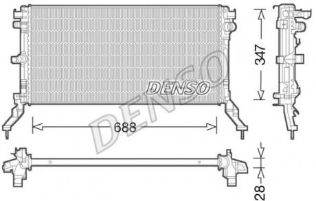 Теплообменник DENSO DRM23039 (фото 1)