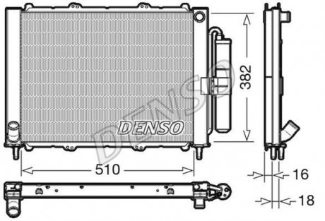 Радиатор кондиционера DENSO DRM23103