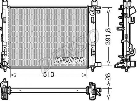 CH£ODNICA SILNIKA DACIA RENAULT DENSO DRM23109