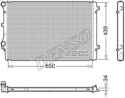 CH£ODNICA SILNIKA AUDI VW SKODA DENSO DRM32041