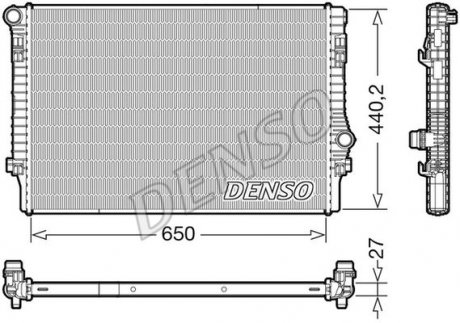 Радиатор двигателя DENSO DRM32049