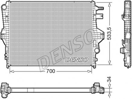 Радіатор основний DENSO DRM32050