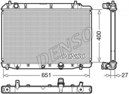 Радіатор DENSO DRM40036