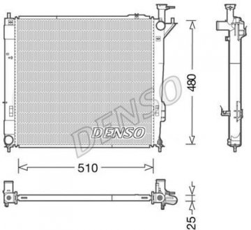 Теплообмінник DENSO DRM41015