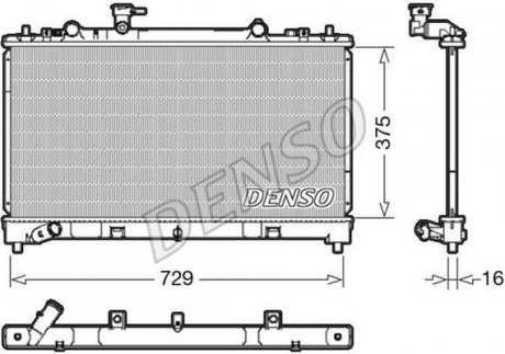 Теплообменник DENSO DRM44038