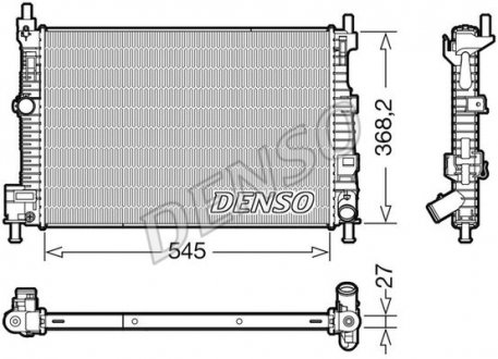 Радиатор двигателя DENSO DRM44045