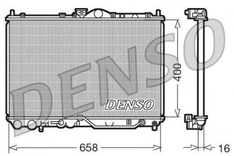 Радиатор DENSO DRM45011