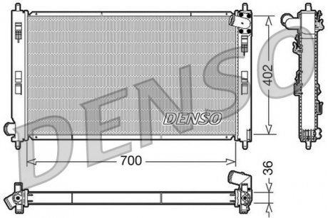 Радиатор DENSO DRM45029