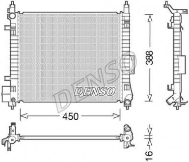 CH£ODNICA SILNIKA NISSAN DENSO DRM46054