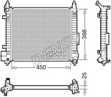 Радіатор основний DENSO DRM46061