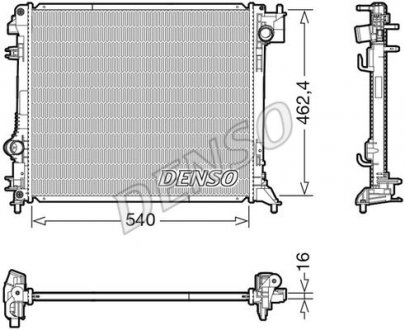 Радиатор основной DENSO DRM46062