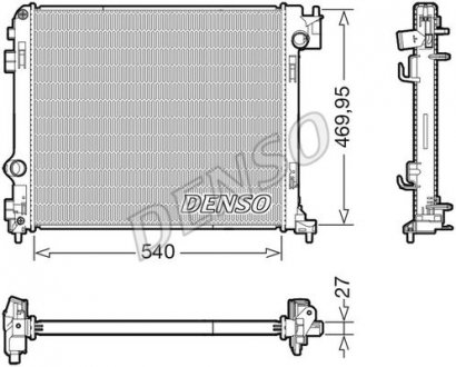 Радіатор основний DENSO DRM46065 (фото 1)