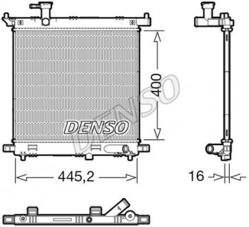 Радіатор основний DENSO DRM46066 (фото 1)