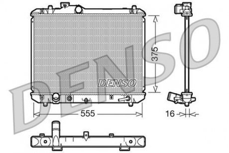 Радиатор DENSO DRM47007