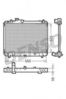 Радіатор DENSO DRM47008