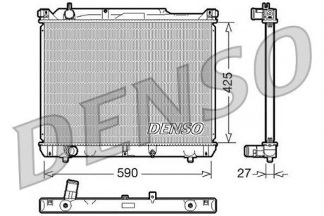 Радиатор DENSO DRM47019