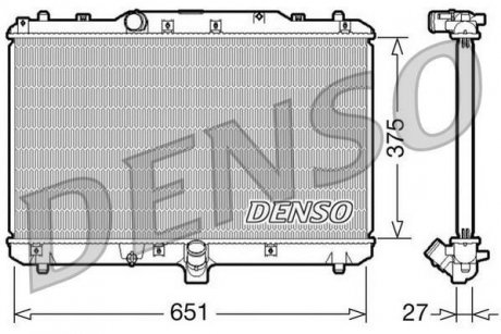 Радіатор DENSO DRM47022