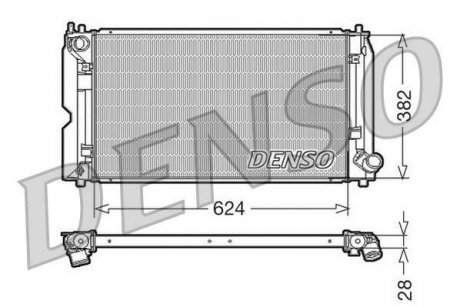 Радіатор DENSO DRM50012 (фото 1)