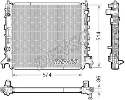 CH£ODNICA SILNIKA CHEVROLET DENSO DRM99013