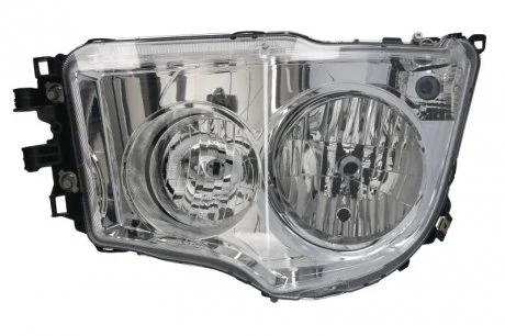 Фара Лів (H1/H7/PY21W/W5W, ручн, колір відбивача: хром, колір повороту: прозор) MERCEDES ANTOS, AROCS 07.12- DEPO 44011B3LLDE