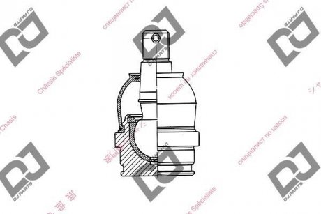 Кульова опора DJ PARTS DB1022