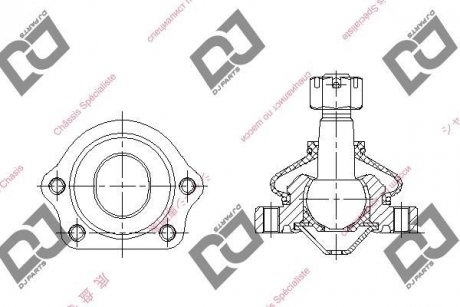 Кульова опора DJ PARTS DB1024