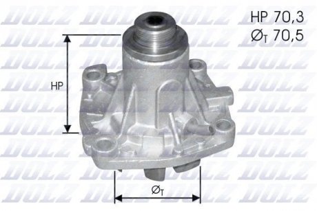 Помпа води без корпуси! Scorpio,Chrysler Voyadger,155,164 DOLZ A131ST