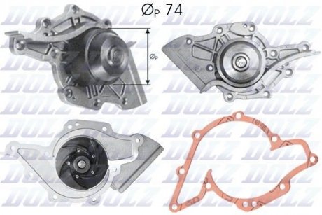 Помпа води 100 3.6,4.2 93- DOLZ A175