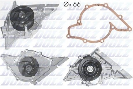 Помпа води A6 A8 3.7,4.2 V8 98- DOLZ A194