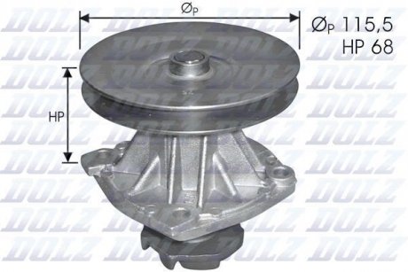 Помпа води Regata,Ritmo,Uno 83- DOLZ S135