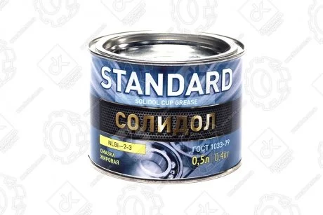 Мастило Солідол Standard (Банка жерсть 0,5л/0,4кг) <ДК> (36шт ящ) Дорожня карта 41071028316