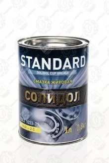 Мастило Солідол Standard (Банка жерсть 1л /0,8кг) <ДК> (24шт ящ) Дорожня карта 41071028317