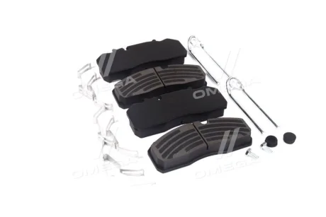 Колодка гальмівна дискова (комплект на вісь) (з притиральним шаром) <ДК> Дорожня карта DK 29126PRO