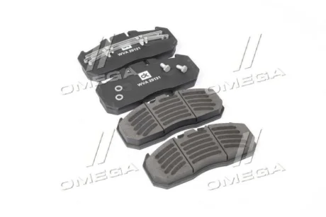 Колодка гальмівна дискова (комплект на вісь) (з притиральним шаром) &lt;ДК&gt; Дорожня карта DK 29131PRO (фото 1)