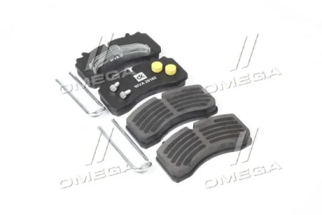 Колодка гальмівна дискова (комплект на вісь) (з притиральним шаром) <ДК> Дорожня карта DK 29162PRO