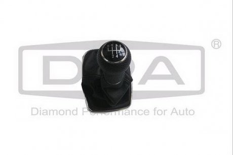 Ручка КПП с пыльником черный 5 ступ VW Bora (98-05),Golf (07-14)/Seat Leon (99-06) DPA 77110004302