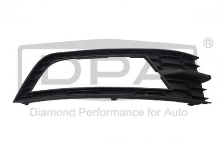 Решетка противотуманной фары левая с отверстием Skoda Octavia (12-) DPA 88071807602