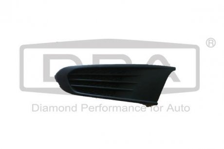 Решетка противотуманной фары без отверстия левая VW Polo (09-) DPA 88531166402