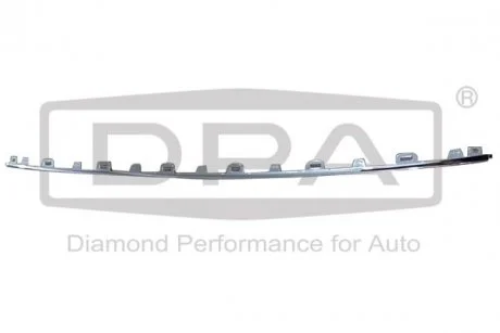 Молдинг переднього бампера нижній центральний (хром) Skoda Superb III (3V3) (15-) DPA 88531800202