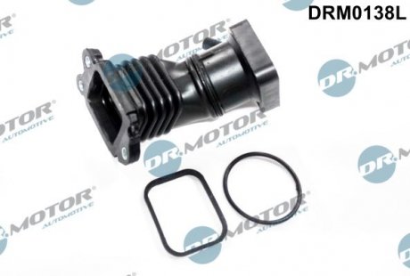 Рукав повітрозабірника гумовий Dr.Motor DRM0138L