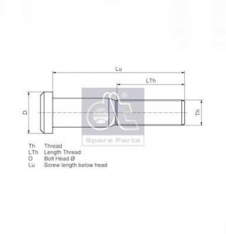 Болт кріплення колеса DT 440087