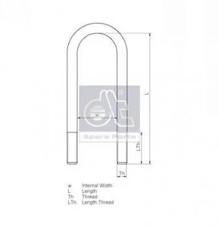 Стремянка ресори DT 611117